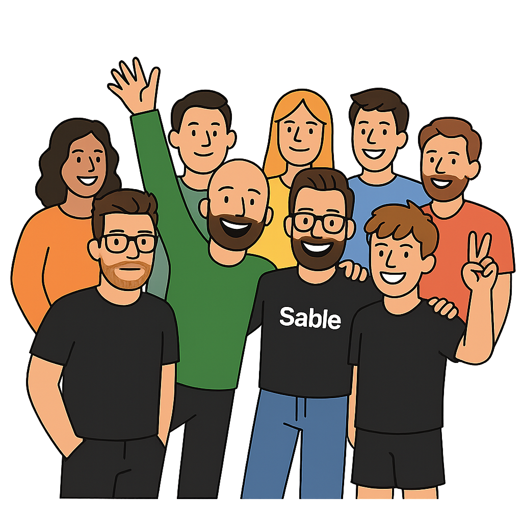 Sable team helping people